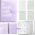100 Envelopes Money Saving Challenge, Budget Planner Easy and Fun Way to Save $5,050, Savings Challenges Book with Cash Envelopes for Office, Home...