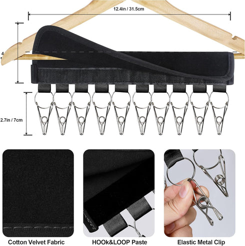 Hat Organizer Holder for Hanger & Room Closet, 1Pack Hat Rack Storage Clips, for Hang Baseball Hats Rack, Ball Caps, Winter Beanie & Accessories, ...