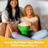 The POPCO Silicone Popcorn Popper - Collapsible Microwave Popcorn Maker - Air Popper Pop Corn Bowl with Handles and Lid - Dishwasher Safe - Large ...