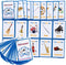 20PCS/Set Instrument Kids Gifts English Flash Cards Pocket Card Educational Learning Baby Toys for Children Pre-Kindergarten...