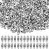 200Pcs Ball Chain Connector Clasps Fits 2.4mm Beaded Ball Chain, Roller Blind Ball Chain Cord Connector Clips Jewelry Making Accessories Clips for...