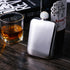Hillside-Kit Booze Shot Flask- AB Crystal Lid Creative 304 Stainless Steel Wine Alcohol Liquor Flask for Women Girls Men Party Hand size Flask-6OZ...