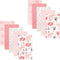 Hudson Baby Unisex Baby Quilted Burp Cloths, Girl Forest, One Size...