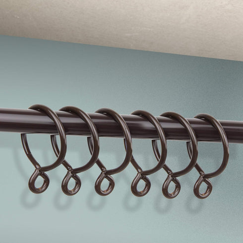 Rod Desyne 10 Curtain Eyelet Rings, Cocoa...