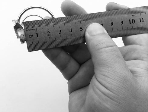 5pcs 2-Ring Binder Mechanism Spines for Top-Binding,2 O Rings, Base Width: 20mm,123mm=4.8 inch Length, Pack of 5 (30mm)...