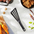 RSVP International Kitchen Tool Collection Dishwasher Safe, Angled, 12x3.25", Nylon Euro Style, Black...