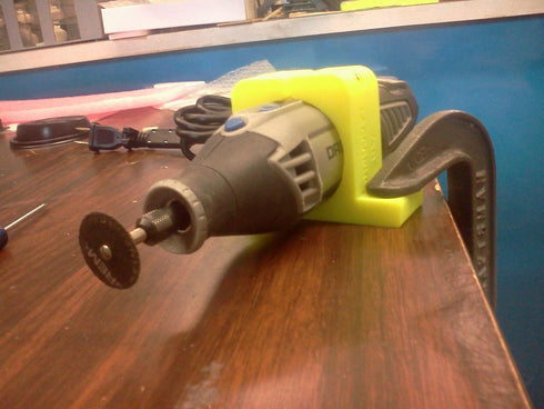 Holder for Dremel 4000, 4200 for Vise and Table mounting PN DH-4000VT Yellow...