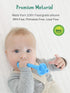 Giftty Teething Tube with Safety Shield Baby Hollow Teether Sensory Toys Gum Massager, Food-Grade Silicone for Infant 3-12 Months Boys Girls, 1 Pa...