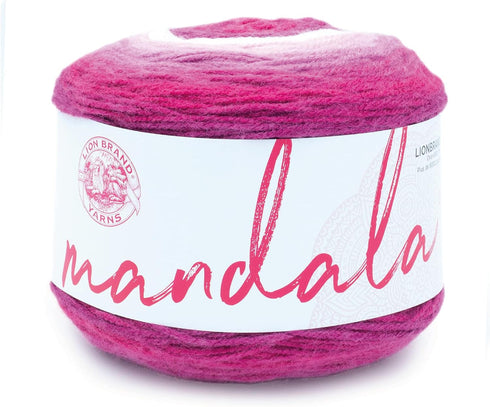 Lion Brand Yarn Mandala Yarn, Multicolor Yarn for Crocheting and Knitting, Craft Yarn, 1-Pack, Cupid...