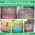 Bird Cage Seed Catcher, Universal Adjustable Birdcage Cover Skirt Bird Cage Net Cover Nylon Guard Net Cover for Parrot Parakeet Macaw Round Square...