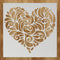 Heart Stencil for Painting DIY Decorative Stencil Paint Stencil Reusable Paint Stencil for Painting on Walls Furniture Crafts Wood Wall Home Decor...