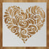 Heart Stencil for Painting DIY Decorative Stencil Paint Stencil Reusable Paint Stencil for Painting on Walls Furniture Crafts Wood Wall Home Decor...