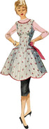 Simplicity Misses' Vintage Apron Packet, Code 9311 Sewing Pattern, Sizes S-L, White...