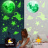 Glowing Stars for Ceiling, 982PCS Glow in The Dark Stars,Space Wall Decals Solar System Galaxy Planets Wall Stickers for Kids, Wall Decor for Gilr...
