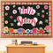 51 PCS Spring Bulletin Board for Classroom Wildflowers Bulletin Board Decorations Hello Spring Bulletin Board Cutouts Set Flowers Cutouts Spring F...