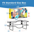 FMP Brands Single Glove Holder for Wall Mount, Wire Rack Disposable Napkin Gloves Box Holder, Black Durable Metal Organizer Gloves Holder for Food...
