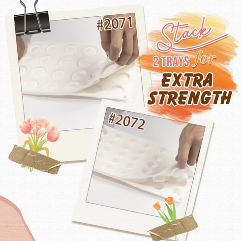 FUNSHOWCASE Mini Round Disc Silicone Mold Tray per Cavity 0.9x0.9x0.4inch 35 Cavities...