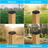 4x4"(3 5/8") Fence Post Cap,Deck Post Plastic Cap with Screws,PP Plastic Waterproof Protect Wooden Post Rot Proof and Anti-Cracking 12Pack…...