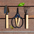 N&V Bonsai Scissors Set, 3 Pcs Set Including Bonsai Scissors, Mini Rake and Mini Shovel, For Arranging Flowers, Trimming Plants, For Grow Room or ...