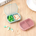 Sibba Pill Organizer Box Case 2 PCS Waterproof Travel Medicines Container Purse Essentials Small Cute Fish Oil Holder Supplements Mini Pillbox Dis...