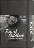 Pro Art Premier Sketch Book Travel 6"x 4" Black 74lb Black 80 Sheets, Sketch Book, Sketchbook, Drawing Pad, Sketch Pad, Drawing Paper, Art Book, D...