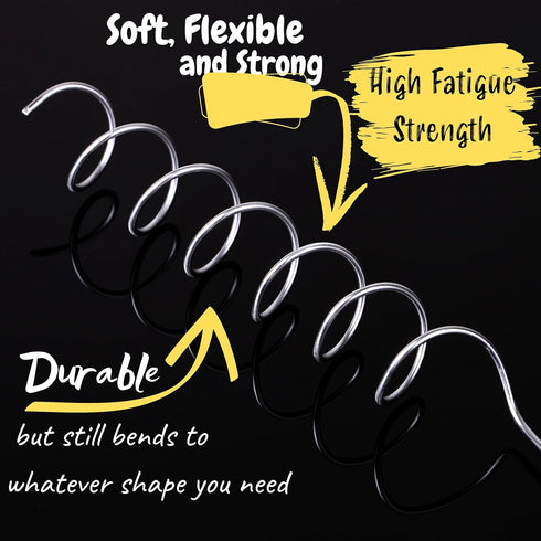 Mr. Pen Aluminum Craft Wire - 1.5 mm, 32.5 Feet, 1 Roll, Bendable, Flexible, Ideal for Crafts, Sculpting, Doll Armature, Modeling...