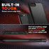 NTG Shockproof Designed for iPhone SE 2022 Case/iPhone SE 2020 Case, Heavy-Duty Tough Rugged Lightweight Slim Protective Case for iPhone SE/8/7-Bl...