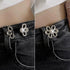 8 Sets Flower Jeans Button Pant Waist Tightener, Adjustable Waist Buckle Sets No Sew and No Tools Detachable Decorative Waist Buckles, Jean Button...