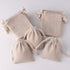 erduoduo Pack of 50 Small Burlap Bags With Drawstring,3x4inch Gift Little Burlap Drawstring Bags,Reusable Small Sachet Bags,Tea Bag...