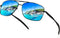 Polarized Aviator Sunglasses for Men, Rectangle Square Metal Frame, Retro Pilot Sport Sun Shades for Driving Running...