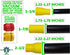 Vacuum Adapter for Dewalt or Craftsman Sanders - Dust Collection - Galactic Gadgets (2-1/2in - Yellow)...