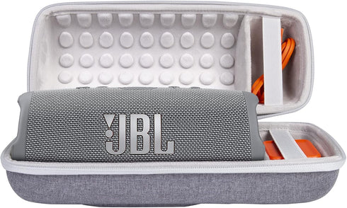 Khanka Carrying Case Replacement for JBL Charge 4/5 Waterproof Portable Bluetooth Speaker. Extra Room for Charger and USB Cable (Gray)...