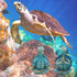 Meditating Turtle Figurine, Sea Turtle Yoga Statue Sea Turtle Meditation Home Decor, Zen Yoga Resin Sea Turtle Figurine Garden Statue, Indoor/Outd...