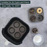 Muffin Pan 4 Cup and Donut Molds Bakeware set of 2,Make Perfect Bagels and Standard Cupcake Pan for Baking,Premium Nonstick Muffin Tin and Donut p...