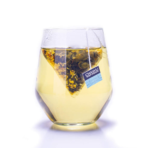 ChaWuWarmSun Osmanthus & Oolong Tea Bags,16 Tea bags,8 Count/Box(Pack of 2),Natural Osmanthus with Light Roasting TieGuanYin Oolong Tea Loose Leaf...