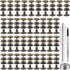 40 Pieces (10 Sets) Snap Fastener Kit Tool 5/8 inches (15mm) Snap Button kit Snaps for Leather Snap Fasteners Kit for Leather Stainless Snaps Butt...