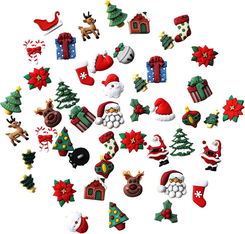Buttons Galore Christmas Super Value Pack Craft Buttons, Red 50 Pack...