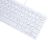 I Focus MCSaite Mini 78 Keys Wired Keyboard - with Keyboard Cover Computer keypad for Laptop MAC Windows 10/8 / 7 / Vista/XP(White+Keyboard Film)...