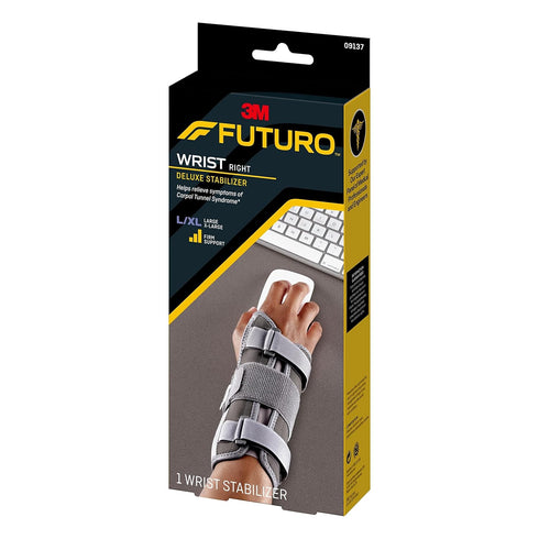 FUTURO Deluxe Wrist Stabilizer Right Hand, L/XL...