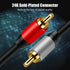 2RCA to 2RCA Cable 3Ft, Gold-Plated 2 RCA Male to 2 RCA Male Stereo Audio Cable for Home Theater, HDTV, Gaming Consoles, Hi-Fi Systems (3Ft/1M)...