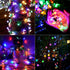 Solar Flower String Lights, 50LED 23Ft Cherry Blossom String Lights, 8 Modes Sakura Fairy Lights Outdoor, IP65 Waterproof Flower Lights for Garden...
