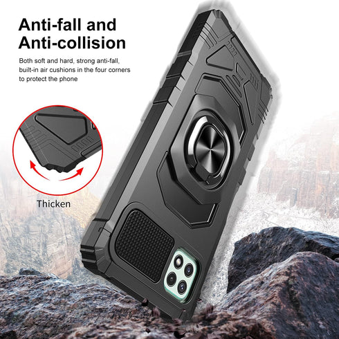 Ailiber for Celero 5G Case Boost Mobile, Wingtech Celero 5G Case with Screen Protector, Ring Kickstand for Magnetic Car Mount, Heavy Duty Shockpro...