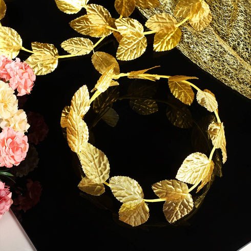 meekoo Greek Leaf Headband Gold Wreath Crown Toga Party Roman Headpiece Goddess Costume for Women Men Halloween Emperor Headwear, Circlet 7.3 Inch...