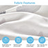 TILLYOU Baby Crib Sheets for Boys Girls, Super Soft Toddler Bed Sheets, 2 Pack Sheets for Standard Crib Mattress 28x52in, Blue Clouds and Stars...