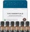 Cliganic Organic Aromatherapy Essential Oils Set (Top 6 - The Essentials), 100% Pure Natural - Peppermint, Lavender, Eucalyptus, Tea Tree, Lemongr...