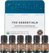 Cliganic Organic Aromatherapy Essential Oils Set (Top 6 - The Essentials), 100% Pure Natural - Peppermint, Lavender, Eucalyptus, Tea Tree, Lemongr...