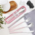 Portable Travel Utensils Set with Case, Pink Reusable Silverware Set, TWUTGAYW 18/8 Stainless Steel Knife Forks Spoons Chopsticks Reusable Travel ...