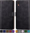 SUANPOT for iPhone XR 6.1 (Non XS 5.8",XS Max 6.7") Leather Wallet case with RFID Blocking Credit Card Holder Flip Folio Book Phone Cover Shockpro...