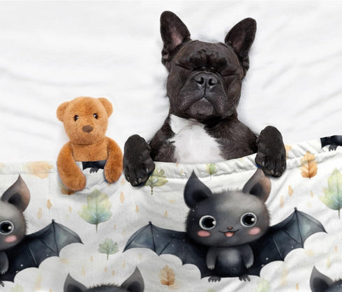 Halloween Bats Baby Blanket Gifts Super Soft Swaddle Newborn Cozy Baby Receiving Blanket Stroller Throw Blanket for Crib 40x30 in for Puppy...