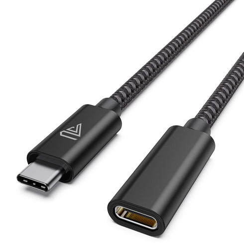 USB Type C Extension Cable (1.5Ft/0.5m), USB C 3.1(10gbps) Male to Female Extension Charging & Sync Compatible with Switch, MacBook Air M2/ M1/ Pr...